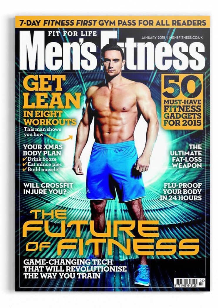 Kirk Miller magazine cover in his 20s