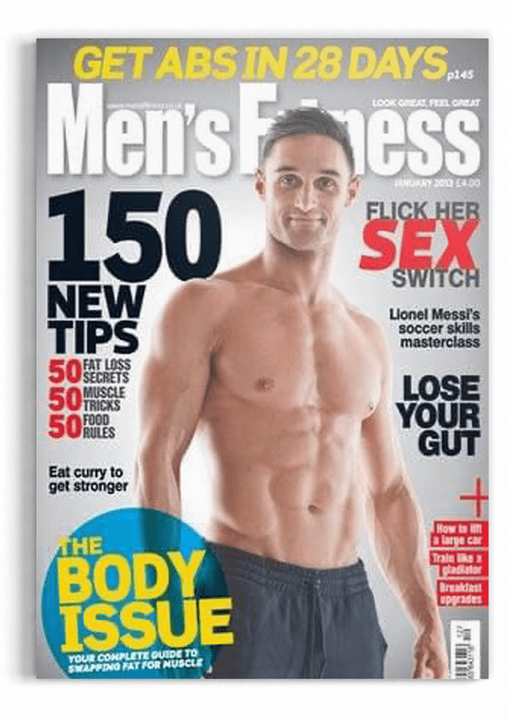 Kirk Miller magazine cover in his 20s