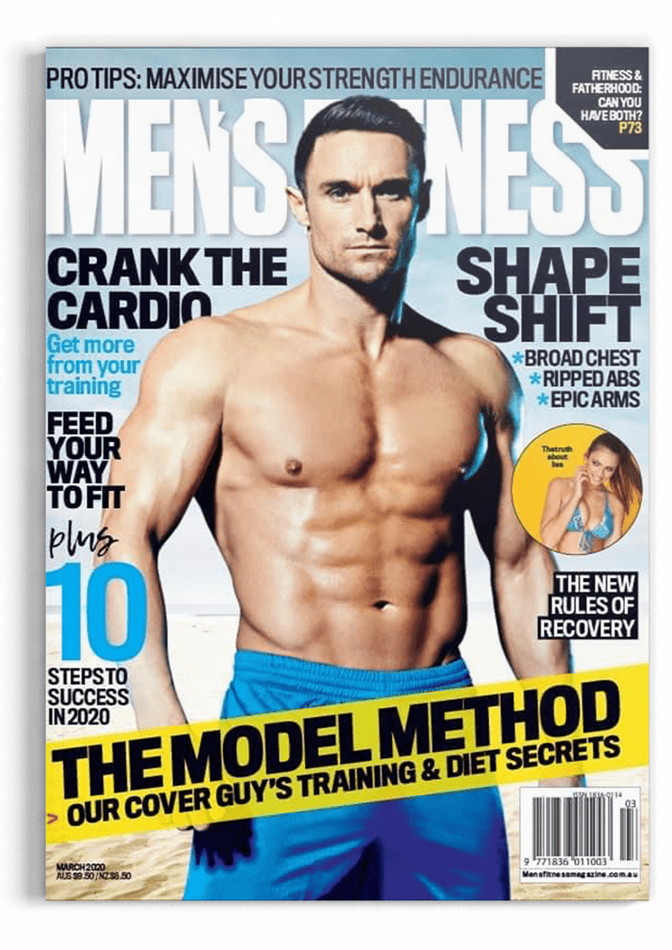 Kirk Miller magazine cover in his 20s